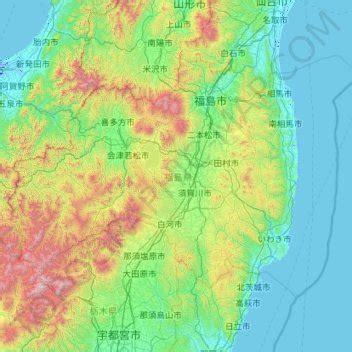 地勢高|無料の地形図、標高、地勢